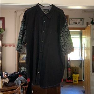 Brooklyn NYC collection black/grey paisley shirt